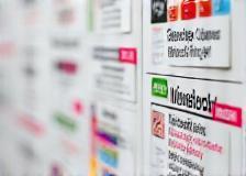 Calendar pinned for upcoming industry events
