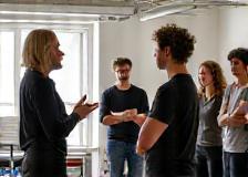 Group of actors in a skills workshop